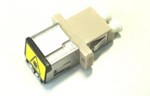 Wholesale Fiber Optic Lc Connector Adapter Long Flanged Low Loss With Metal Outer Shutter from china suppliers