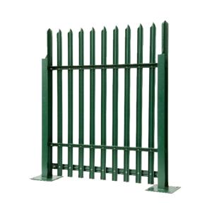 Wholesale European Style Metal Palisade Fencing Steel Galvanized For Road And Railway from china suppliers