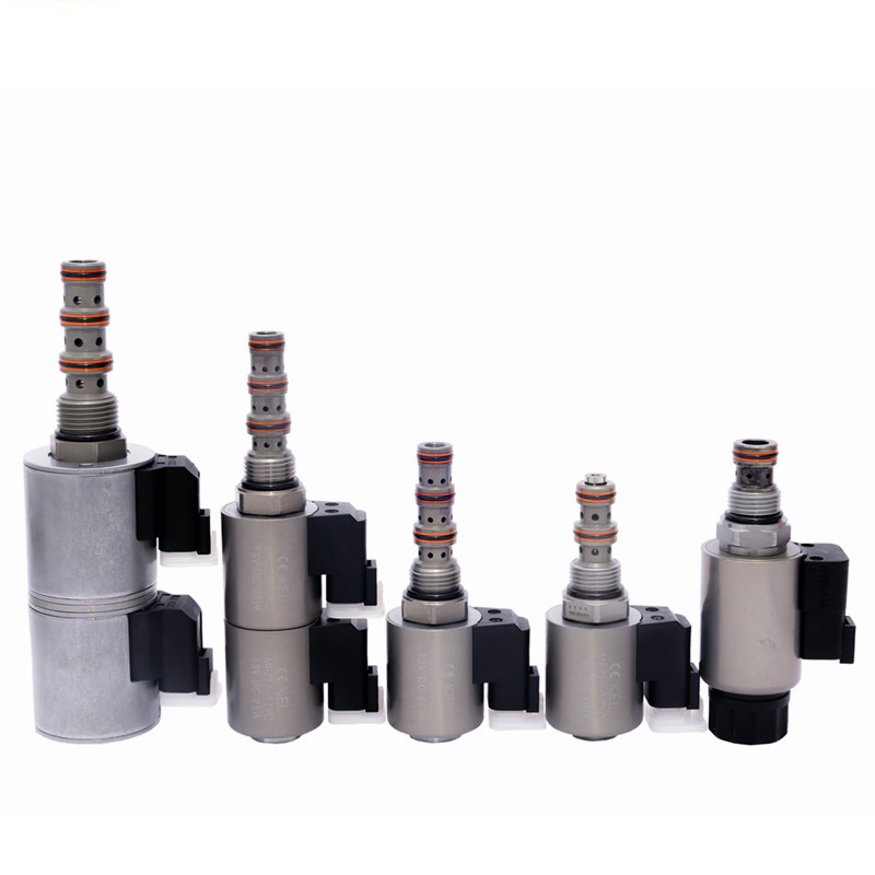 2 Way 2 Position Automotive Solenoid Valve Threaded Cartridge Hydraulic Valve