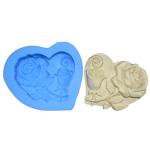 Silicone Baking Utensils Eco-Friendly Sustainable 3d Rose Flowers Shape Fondant