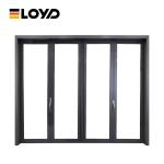 Hurricane Proof Medium Narrow Aluminum Folding Patio glass Doors For Houses