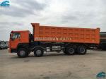 Customized 12 Wheel Dump Truck , 8x4 Tipper Truck Easily Maintenance