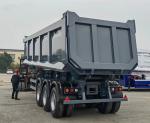 Heavy Duty Hydraulic Tri 3/4 Axle U Shaped Rear Dump Truck Semi Trailer Tipper