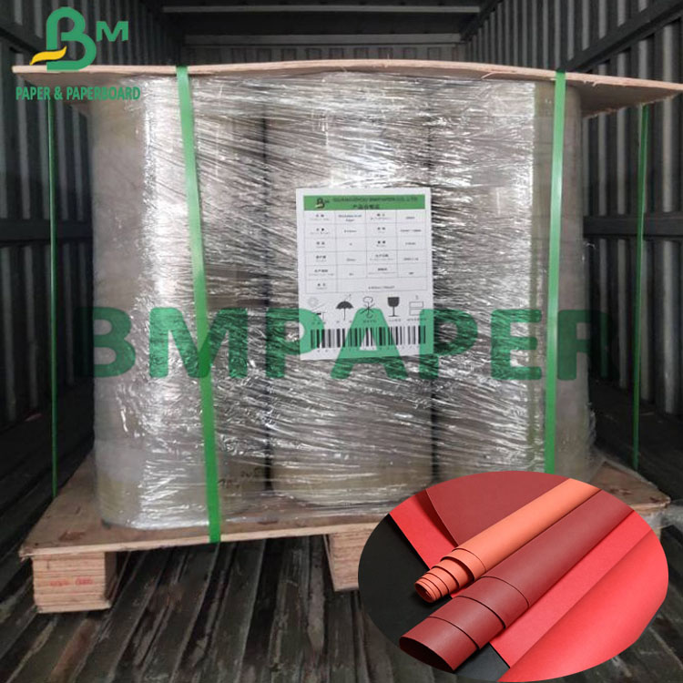 0.55mm Washable Colorful Degradable Kraft Paper For Making Packing Bags
