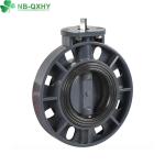 Water Media Flange Connection Form PVC Butterfly Valve All Size in South America