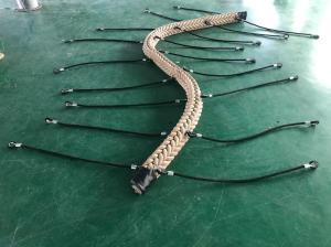 Wholesale Sandy Color Polyester 12 Strands Rope Bridge 150mmx4200mm from china suppliers