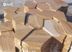 Yellow Sandstone Retaining Wall Blocks Sound Absorption Fire Prevention