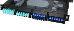 24 Port LC Fiber Optic Adapter Plate Panel Singlemode Multimode Steel