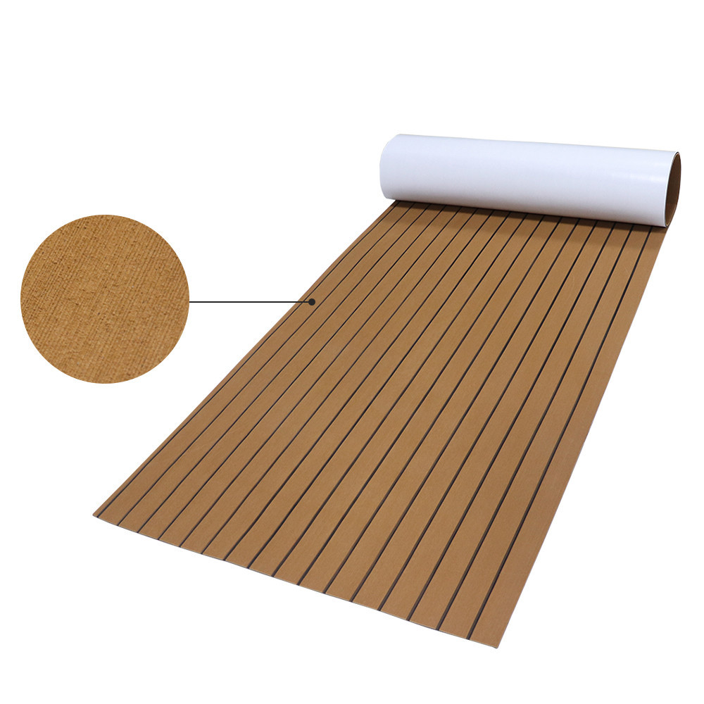 98in X 47in Eva Faux Synthetic Teak Deck L240cm Laminated Flooring