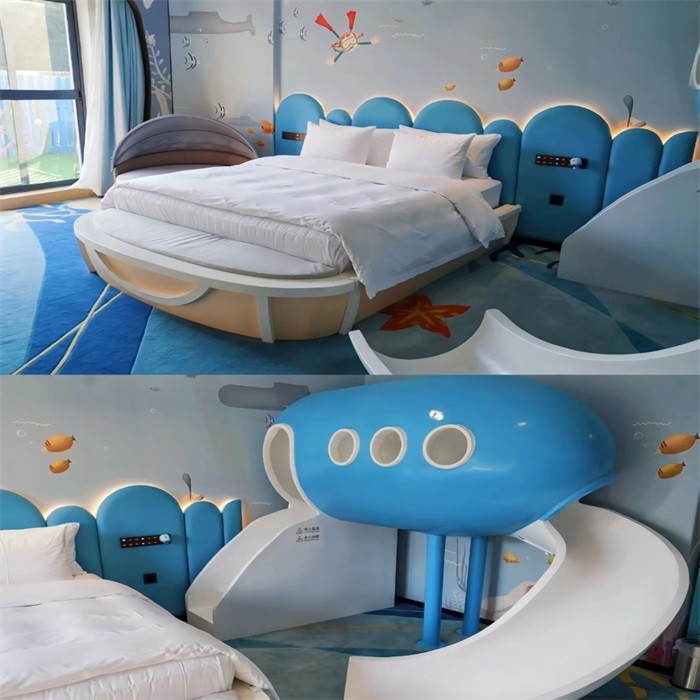 Ocean View Family Hotel Slide for Indoor Kids Entertainment Activities