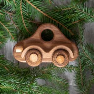 Wholesale Stained Beech Handmade Wooden Toys , Handmade Wooden Cars For Preschoolers from china suppliers