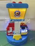 Playfun smart and cute design Gogo beep 2 players kiddie ride kiddie swing