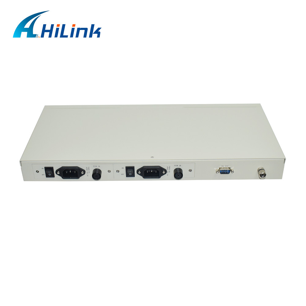 1U 1+1 OLP Optical Line Protection System High Switch Speed SC APC