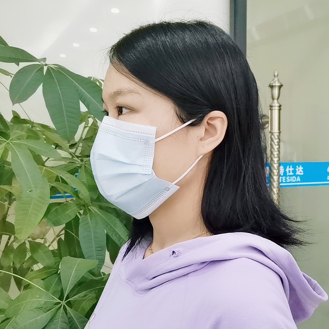 17.5*9.5cm Disposable Dust Mask , Sterile Face Masks For Virus Protection