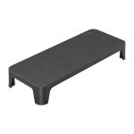 420g ABS Black Monitor Stand Riser / Iphone Desktop Stand Holder