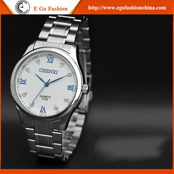 010D Fashion Jewelry Wholesale Stainless Steel Watches Quartz Analog Watch