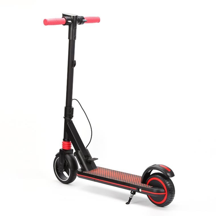 Folding Kids Skate Kick Scooter With 6.5 Inch Wheels Full Aluminum 130W Motor