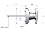 Meigu MS313-2-B Zinc alloy Latch door handle lock Truck tool box lock cabinet