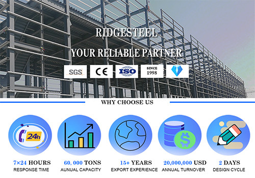 Modern Industrial Steel Structure Workshop , Steel Prefab Warehouse Building