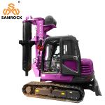 Rotary Borehole Drilling Rig Construction Machinery Hydraulic Small Rotary