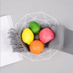 Wear Resistant H13.5CM Single Tier Steel Fruit Basket