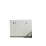 Ultra Strong Load Bearing Melamine Solid Wood Shoe Cabinet For Long Life