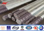 Galvanized Distribution Steel Pole 30FT 9150mm 3.0mm Thickness