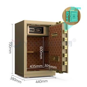 Wholesale Solid Steel Smart Office Safe Box Digital Electionic Lock YB/N7-70 from china suppliers