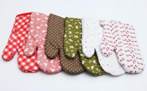 Wholesale Cooking Heat Resistant Oven Gloves , Heat Proof Oven Mitts Easy Slip On from china suppliers
