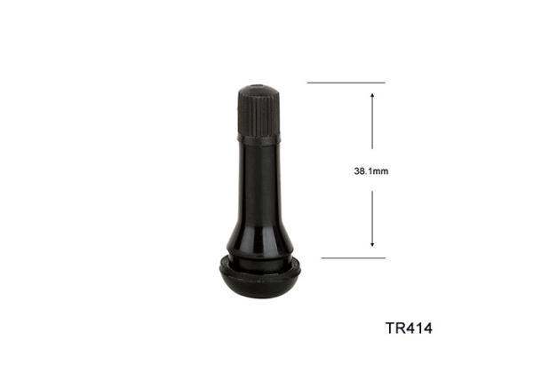 38.1mm Passenger Car Valve Stem TR414 Aluminum Or Brass Stem EPDM Or Natural