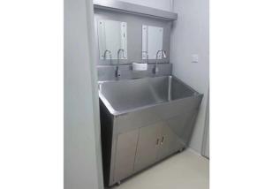 Wholesale Double Person High Back SS304 Wash Basin Sink For Hospital Clean Room from china suppliers