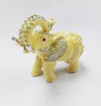 Hot selling fashion elephant enamel jewelry box Elephant Shape Jewelry Boxes