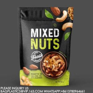 Wholesale Eco Friendly Recycled Pouch Food Zip Bag Stand Up Peanut Pouches Snack Nuts Doypack Bags from china suppliers