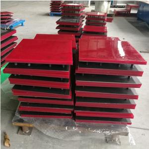Wholesale Conveyor 80 Shore A Steel Metal Back Polyurethane Wear Liner Lining from china suppliers