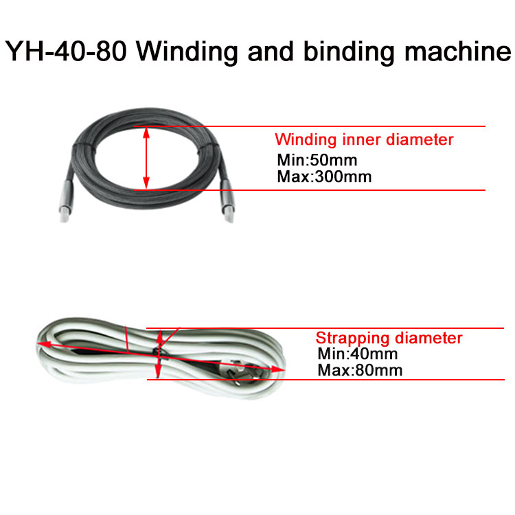 Adjustable Power Flat Electric Wire Cable Winder for Manual and Automatic Coil Winding