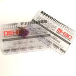 Clear Hard PVC Plastic Business Cards Printing Standard Surface 85.5x54x0.76mm