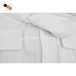 Breathable White Brown Cotton Agricultural Beekeeper Coveralls