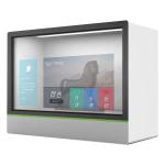 65" 4K LCD Advertising Transparent Showcase Display Box Digital Signage