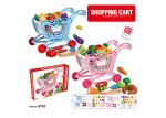 W / Fruit Age 3 Pink 33Pcs Childrens Toy Kitchen Sets 17 " Pretend Play Cashier