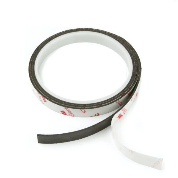 ISO9001 2008 Certified 1m 10x1.5mm Neodymium Magnetic Adhesive Tape Flexible and Easy
