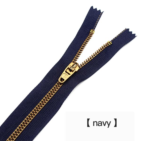 Customized Zipper Chain with Logo Zip Binder for Jeans Pants 4 Resin Gold Zipper