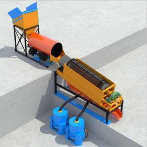 Wholesale 100-200tph Pan Mining Equipment Placer Gold And Diamond Wash Plants from china suppliers