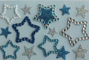 Wholesale Promotional Clear Epoxy Star Shaped Stickers Printable Die Cut For MP3 from china suppliers
