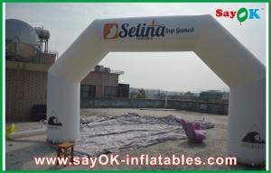 Wholesale Wind-resist White Inflatable Arch 400D Oxford Cloth for Advertising Campaign from china suppliers