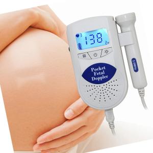 Wholesale FHR Display 2BPM Ultrasonic Fetal Doppler 2.0MHz Portable Baby Heart Monitor from china suppliers