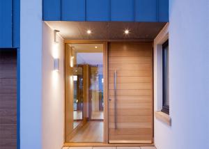 Wholesale Commercial Solid Wood Interior Doors With Glass , Solid Wood Front Doors For Homes from china suppliers