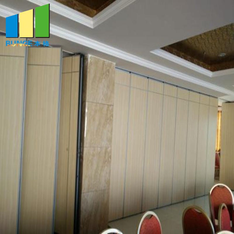 Aluminum Acoustic Office Hotel Soundproof Design Aluminum Movable Partition Wall
