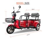 Jinpeng XD 60V Electric Passenger Vehicles 40km Range 3 Wheel Electric Tricycle