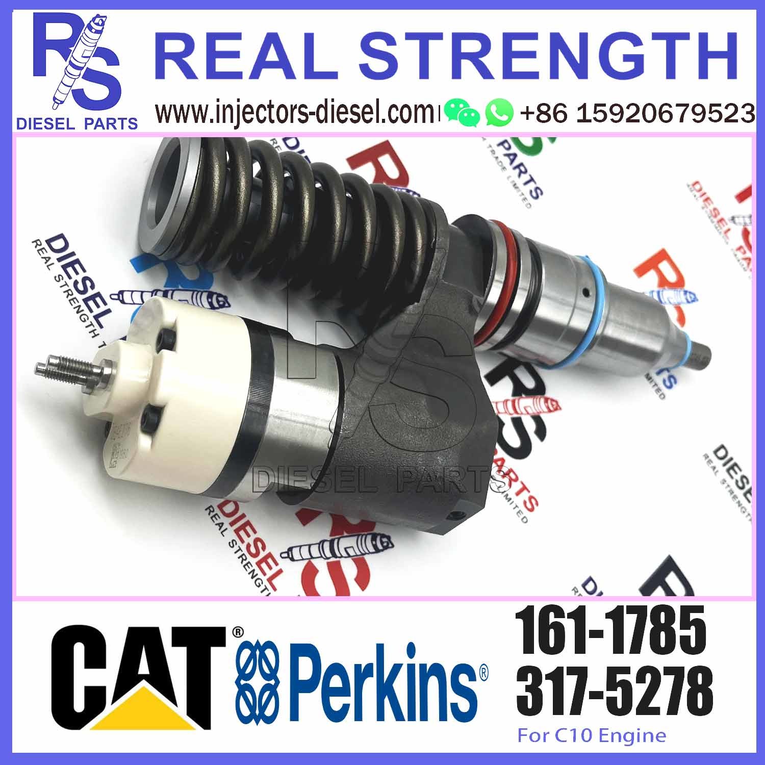 1611785 Common Rail Diesel Fuel Injector 161-1785 For Caterpillar C10 C12 Engine