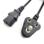 PVC RUBBER Conductor 16A 250V SABS South Africa Power Cord for Consumer